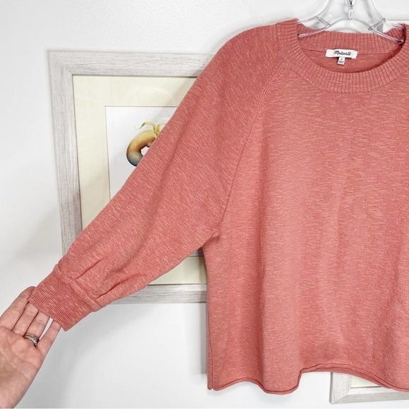 Madewell Rose Dust Telluride Crewneck Pullover Sweater Size Small - Picture 5 of 13
